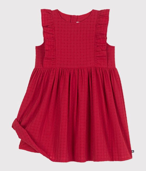 FW26 - A0CNQ 02 RED DRESSES GIRL SPRING SUMMER 2025