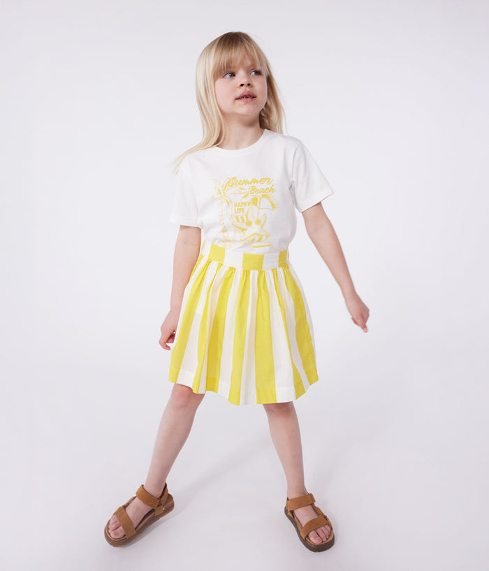 FW26 - A0CQ1 01 YELLOW WHITE BOTTOMS GIRL SPRING SUMMER 2026 STRIPES