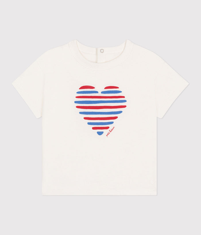 FW26 - A0CWB WH 15 WHITE HEART BABY FALL WINTER 2026 HEARTS TOPS