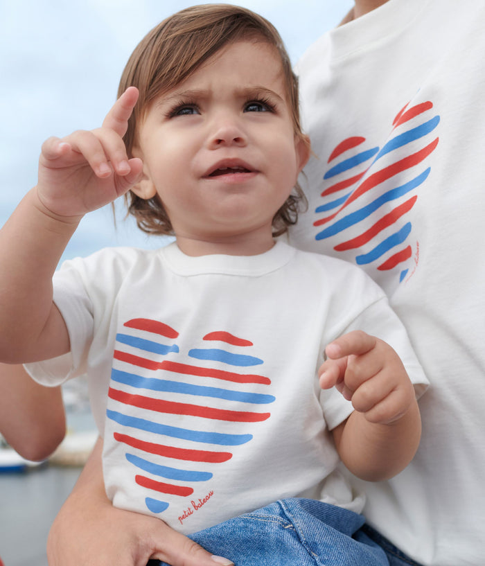 FW26 - A0CWB WH 15 WHITE HEART BABY FALL WINTER 2026 HEARTS TOPS