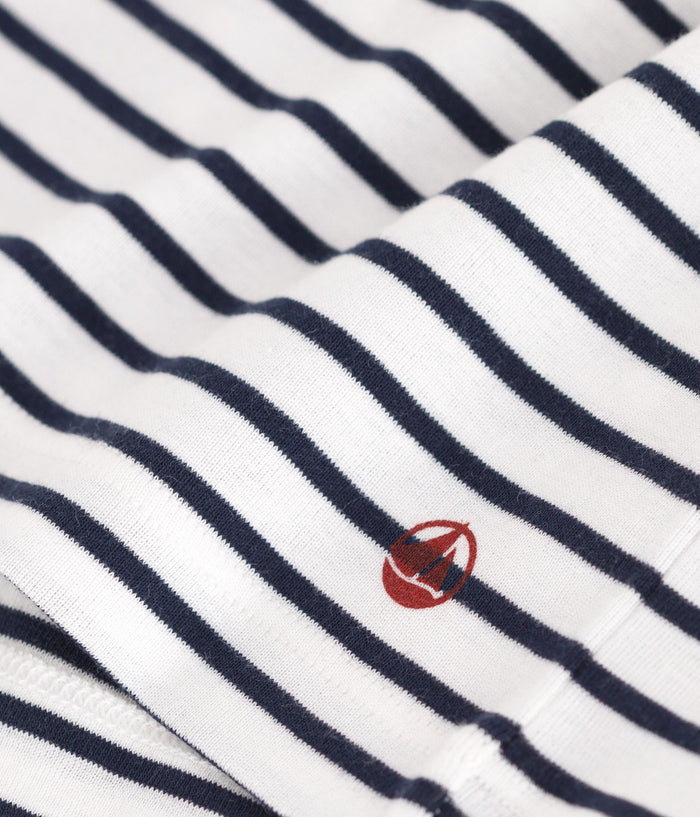 FW26 - A0D35 01 WHITE NAVY FALL WINTER 2026 GIRL STRIPES TOPS