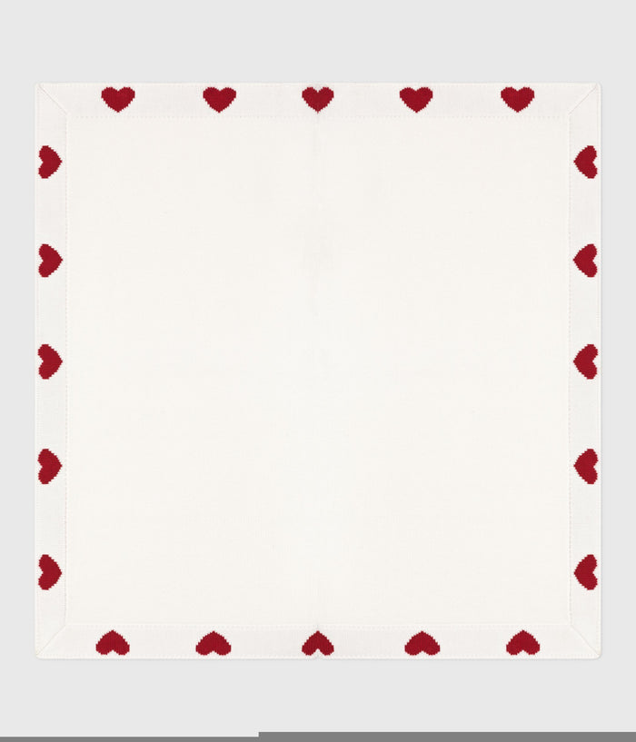 FW26 - A0DRO 01 WHITE RED ACCESSORIES BABY FALL WINTER 2026 GIFT HEARTS NEW ARRIVAL