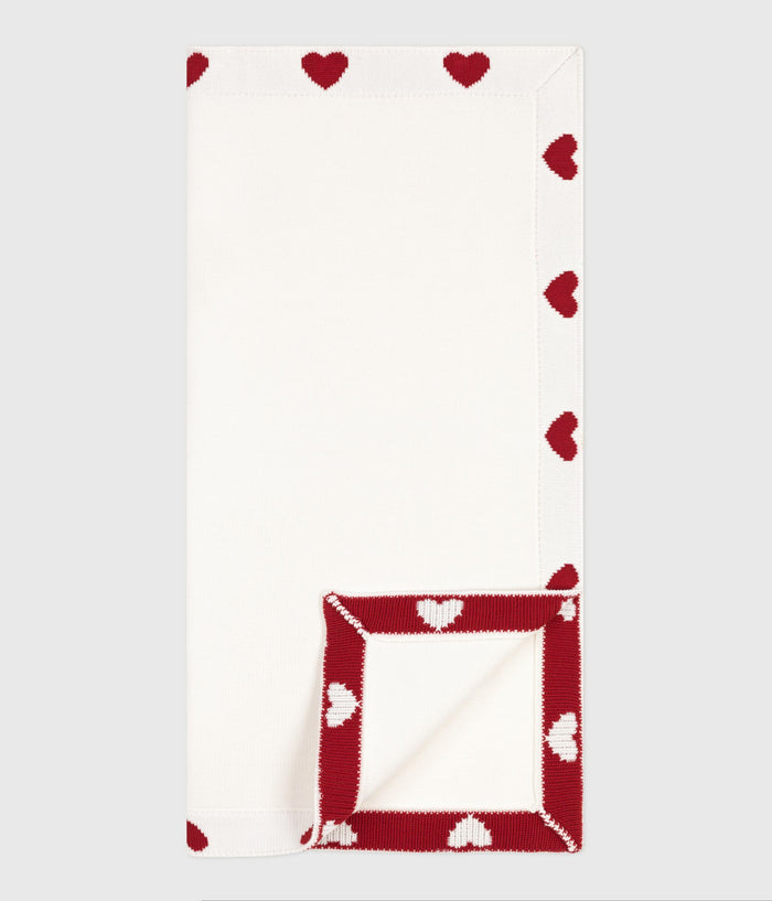 FW26 - A0DRO 01 WHITE RED ACCESSORIES BABY FALL WINTER 2026 GIFT HEARTS NEW ARRIVAL