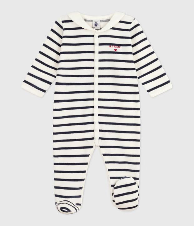 FW26 - A0DYI 01 WHITE NAVY BABY FALL WINTER 2026 GIFT NEWBORN SAILOR STRIPES