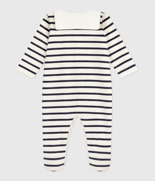 FW26 - A0DYI 01 WHITE NAVY BABY FALL WINTER 2026 GIFT NEWBORN SAILOR STRIPES