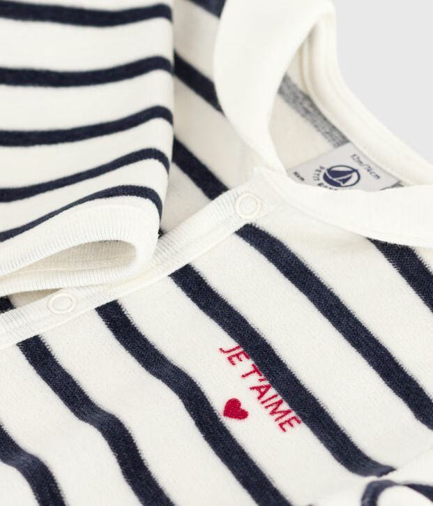 FW26 - A0DYI 01 WHITE NAVY BABY FALL WINTER 2026 GIFT NEWBORN SAILOR STRIPES