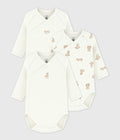 FW26 - A0DZG 00 WHITE BEIGE BABY BODYSUITS FALL WINTER 2026 GIFT NEW ARRIVAL UNDEARWEAR