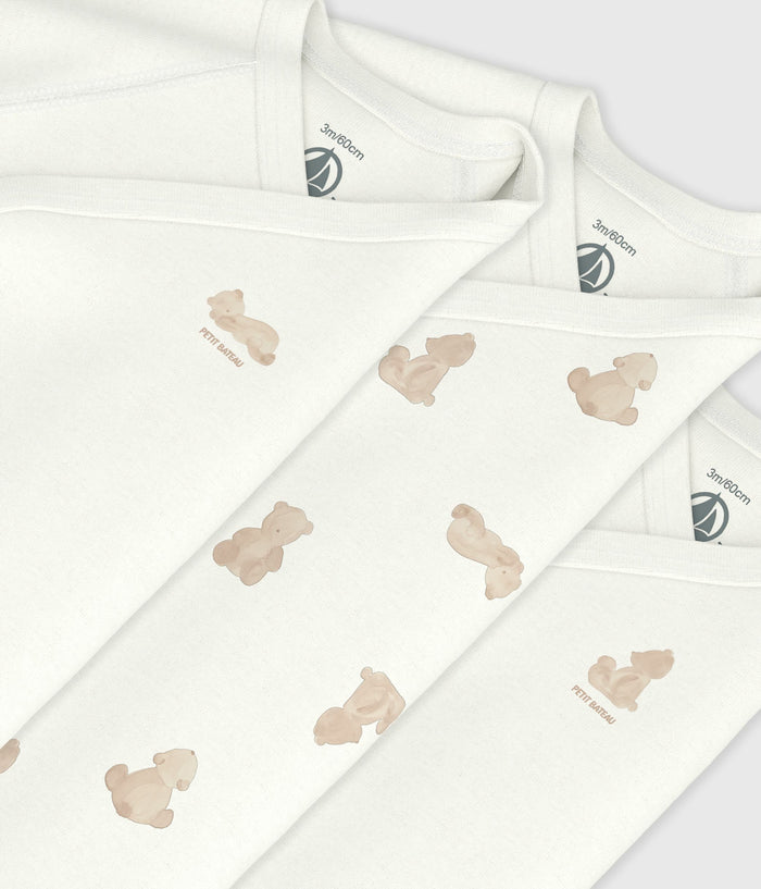 FW26 - A0DZG 00 WHITE BEIGE BABY BODYSUITS FALL WINTER 2026 GIFT NEW ARRIVAL UNDEARWEAR