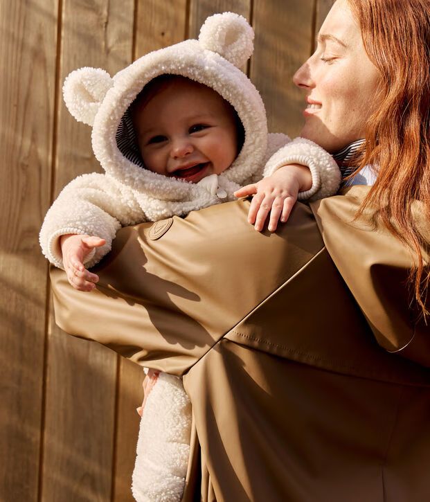 FW26 - A0ECM 03 CREAM BABY FALL WINTER 2026 NEWBORN OUTERWEAR