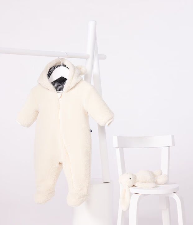 FW26 - A0ECM 03 CREAM BABY FALL WINTER 2026 NEWBORN OUTERWEAR