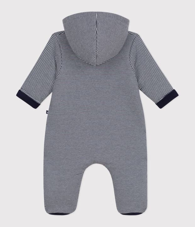 FW26 - A0FBJ 01 NAVY WHITE BABY FALL WINTER 2026 HEARTS NEWBORN OUTERWEAR STRIPES