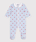 FW26 - A0G9U 01 WHITE BLUE BABY FALL WINTER 2026 HEARTS NEWBORN STRIPES