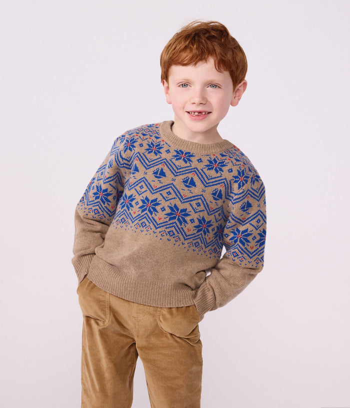 FW26 - A0GB1 01 BEIGE BLUE BOY FALL WINTER 2026 NEW ARRIVAL TOPS