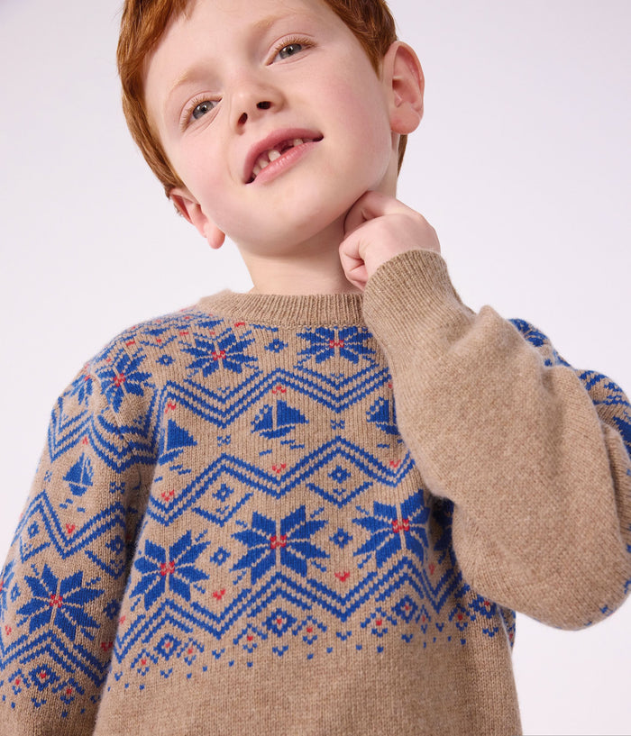 FW26 - A0GB1 01 BEIGE BLUE BOY FALL WINTER 2026 NEW ARRIVAL TOPS