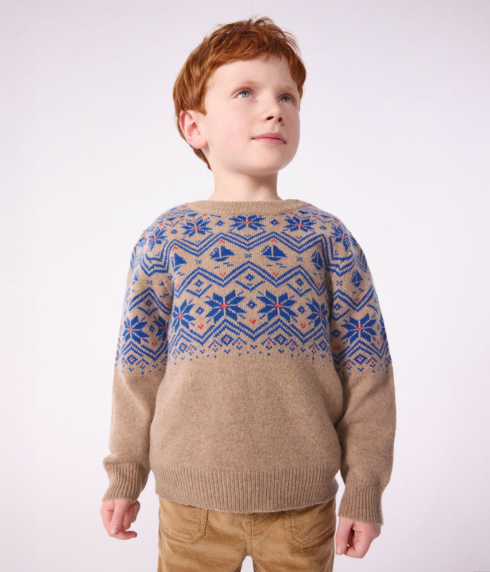 FW26 - A0GB1 01 BEIGE BLUE BOY FALL WINTER 2026 NEW ARRIVAL TOPS