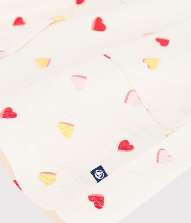 FW26 - A0GBL 01 CREAM MULTI DRESSES FALL WINTER 2026 GIRL HEARTS NEW ARRIVAL