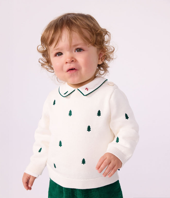 FW26 - A0GBX 01 WHITE GREEN BABY FALL WINTER 2026 GIFT NEW ARRIVAL TOPS