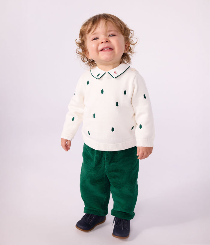 FW26 - A0GBX 01 WHITE GREEN BABY FALL WINTER 2026 GIFT NEW ARRIVAL TOPS