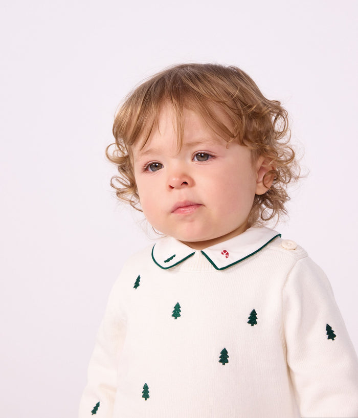 FW26 - A0GBX 01 WHITE GREEN BABY FALL WINTER 2026 GIFT NEW ARRIVAL TOPS
