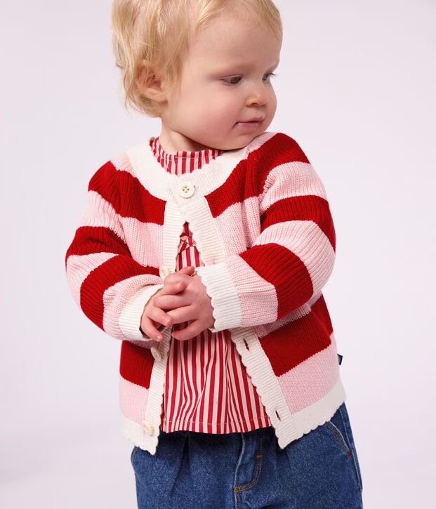 FW26 - A0GD4 01 RED PINK BABY FALL WINTER 2026 STRIPES TOPS
