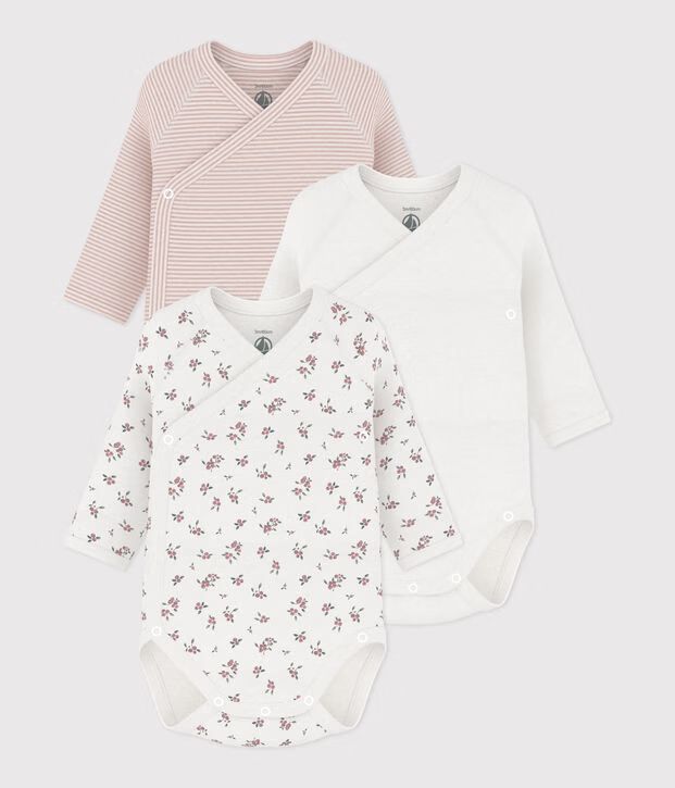 FW26 - A0GF1 00 PINK MULTI BABY BODYSUITS FALL WINTER 2026 FLORAL NEWBORN STRIPES