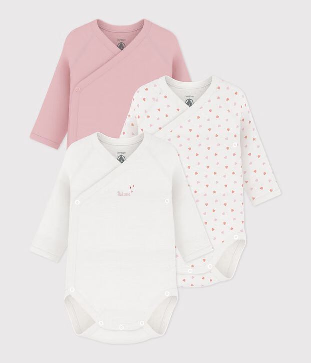 FW26 - A0GF2 00 PINK MULTI BABY BODYSUITS FALL WINTER 2026 HEARTS NEWBORN