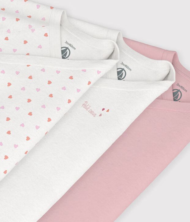 FW26 - A0GF2 00 PINK MULTI BABY BODYSUITS FALL WINTER 2026 HEARTS NEWBORN