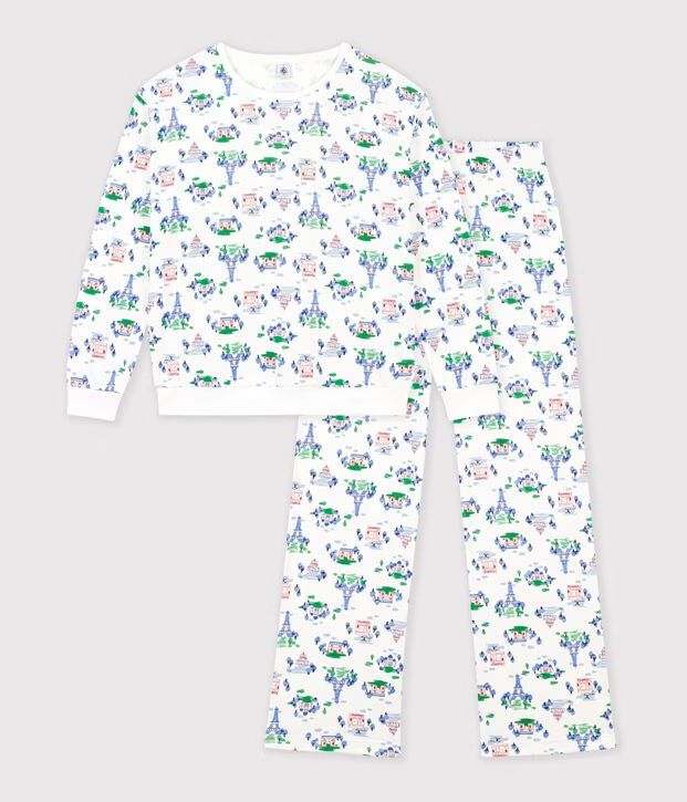 FW26 - A0GHC 01 WHITE MULTI FALL WINTER 2026 PAJAMAS PARISIAN WOMEN