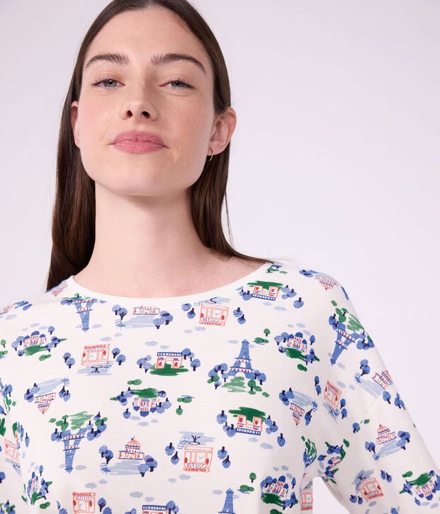 FW26 - A0GHC 01 WHITE MULTI FALL WINTER 2026 PAJAMAS PARISIAN WOMEN
