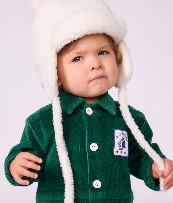 FW26 - A0GJE 01 CREAM ACCESSORIES BABY FALL WINTER 2026 NEW ARRIVAL OUTERWEAR