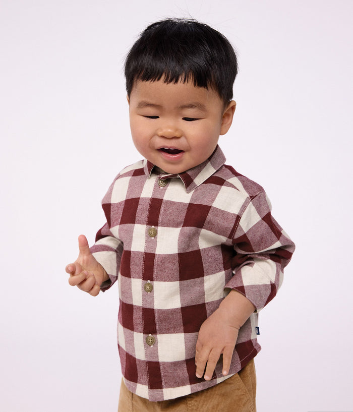 FW26 - A0GJR 01 BURGUNDY WHITE BABY FALL WINTER 2026 TOPS