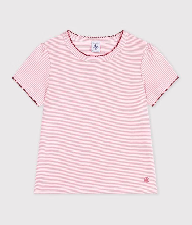 FW26 - A0GLH 01 PINK WHITE FALL WINTER 2026 GIRL TOPS