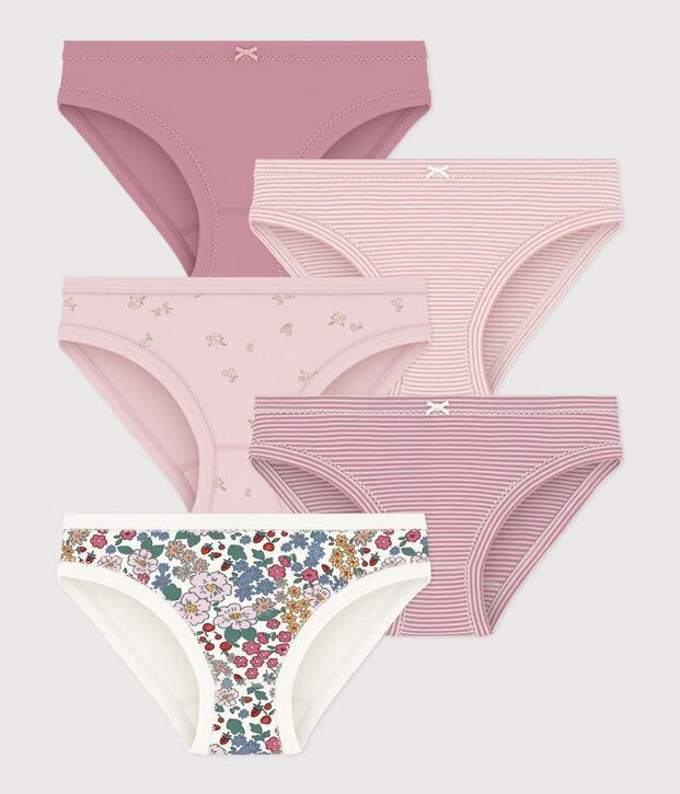 FW26 - A0GLZ 00 PINK MULTI FALL WINTER 2026 FLORAL GIRL STRIPES UNDERWEAR