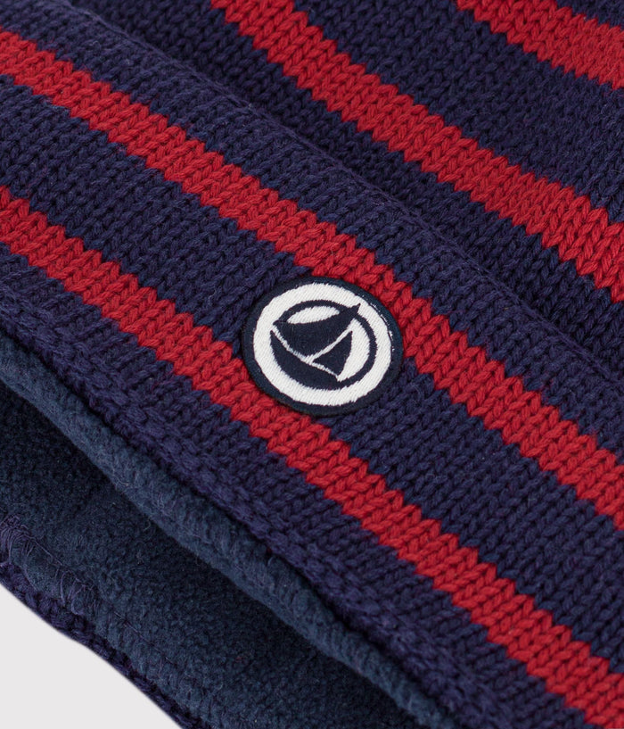 FW26 - A0GM8 01 NAVY RED ACCESSORIES BOY FALL WINTER 2026 OUTERWEAR STRIPES
