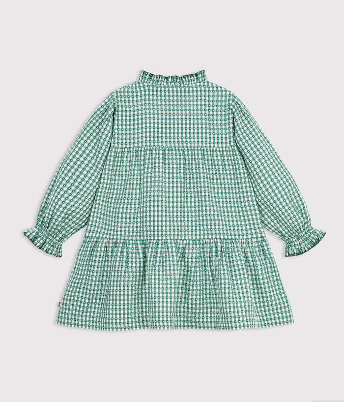 FW26 - A0GMH 01 WHITE GREEN DRESSES FALL WINTER 2026 GIRL