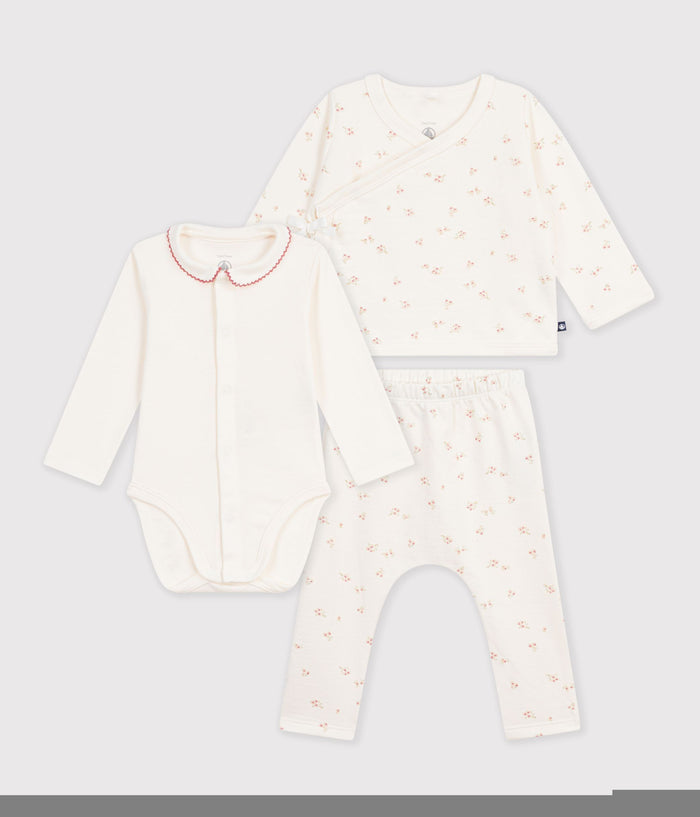 FW26 - A0GP6 01 CREAM MULTI BABY BODYSUITS FALL WINTER 2026 FLORAL GIFT NEW ARRIVAL