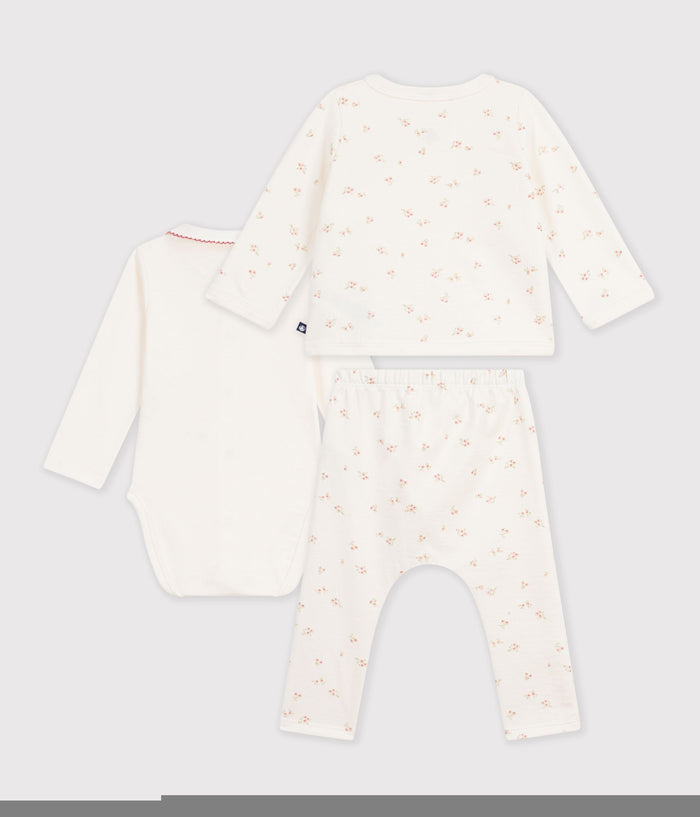 FW26 - A0GP6 01 CREAM MULTI BABY BODYSUITS FALL WINTER 2026 FLORAL GIFT NEW ARRIVAL