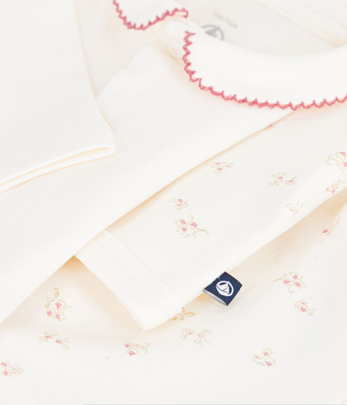 FW26 - A0GP6 01 CREAM MULTI BABY BODYSUITS FALL WINTER 2026 FLORAL GIFT NEW ARRIVAL
