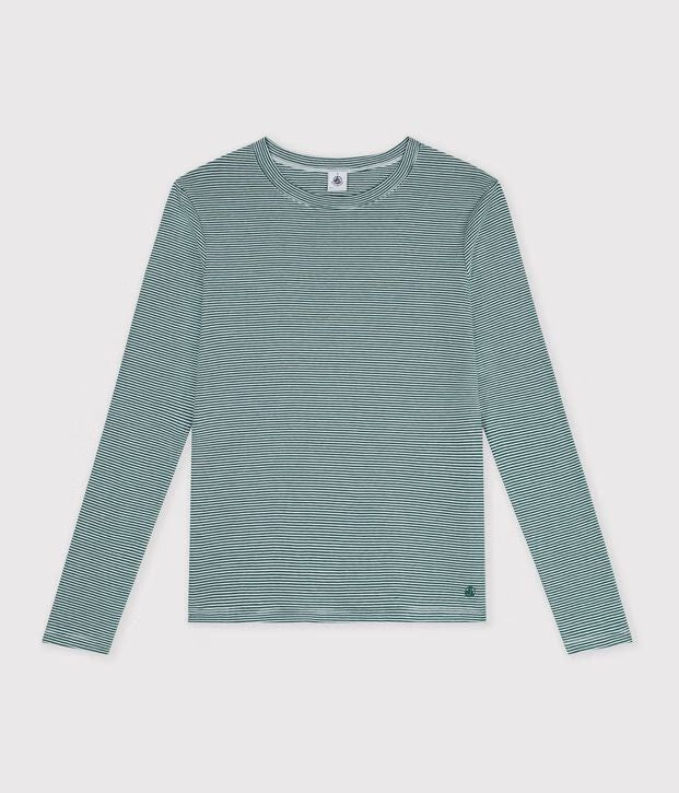 FW26 - A0GPS GR 01 GREEN WHITE FALL WINTER 2026 PARISIAN STRIPES TOPS WOMEN