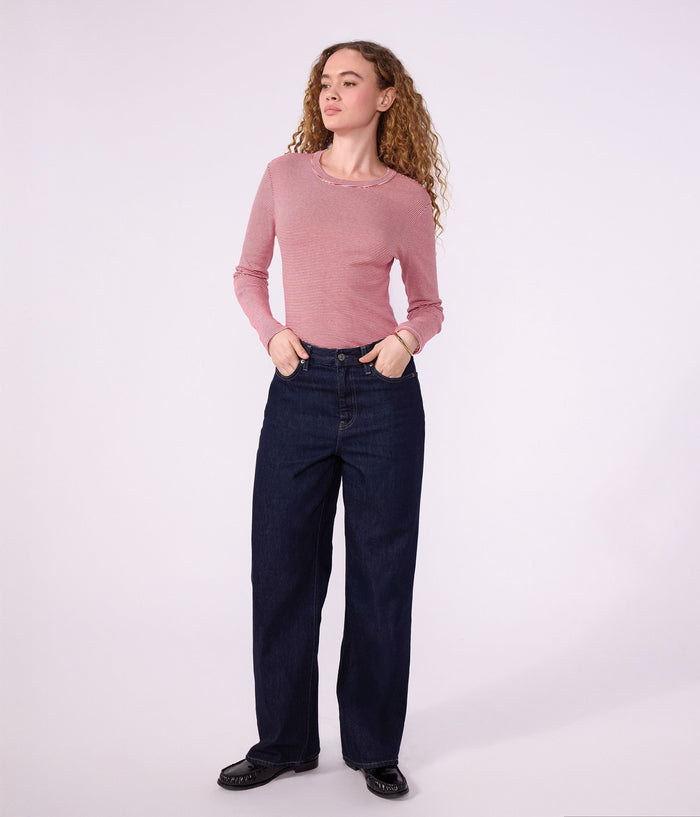 FW26 - A0GPS 02 RED WHITE FALL WINTER 2026 STRIPES TOPS WOMEN