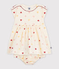 FW26 - A0GQJ 01 CREAM MULTI BABY DRESSES FALL WINTER 2026 HEARTS NEW ARRIVAL