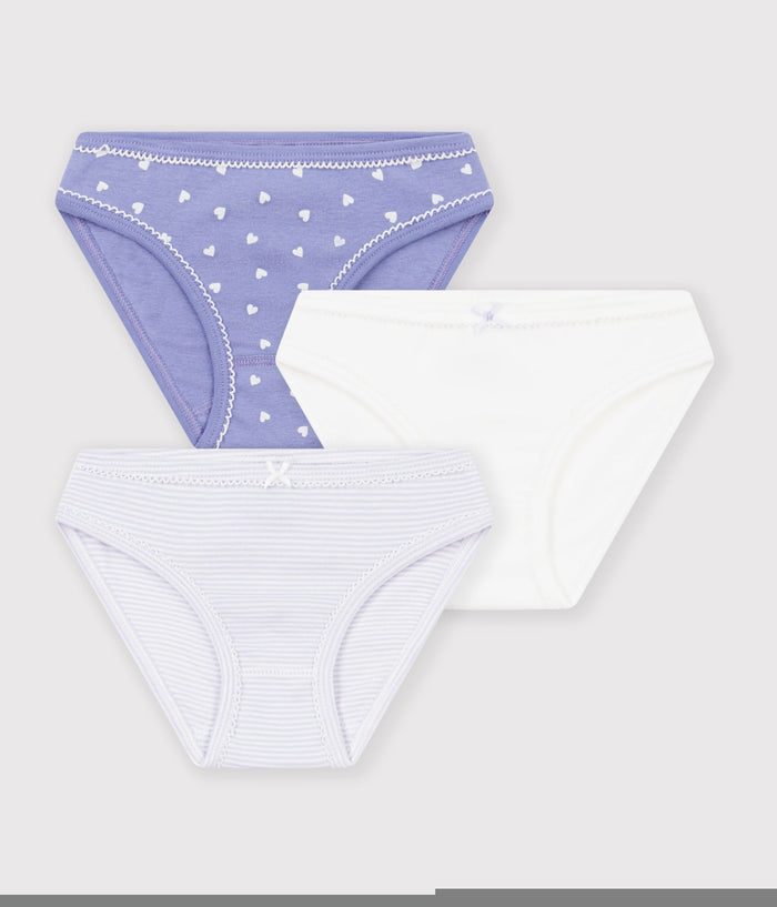 FW26 - A0GQN 00 PURPLE MULTI FALL WINTER 2026 GIRL HEARTS STRIPES UNDERWEAR