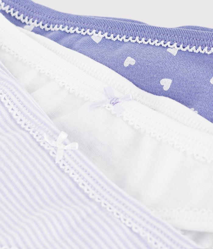 FW26 - A0GQN 00 PURPLE MULTI FALL WINTER 2026 GIRL HEARTS STRIPES UNDERWEAR