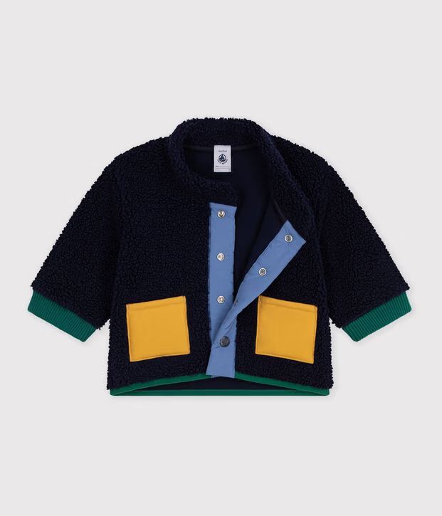 FW26 - A0GRC 01 NAVY MULTI BOY FALL WINTER 2026 NEW ARRIVAL OUTERWEAR