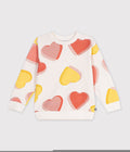 FW26 - A0GS9 09 WHITE MULTI FALL WINTER 2026 GIRL HEARTS TOPS