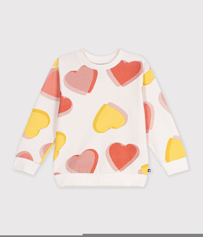 FW26 - A0GS9 09 WHITE MULTI FALL WINTER 2026 GIRL HEARTS TOPS
