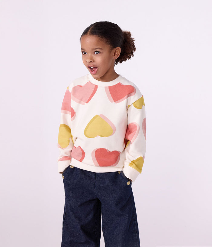 FW26 - A0GS9 09 WHITE MULTI FALL WINTER 2026 GIRL HEARTS TOPS