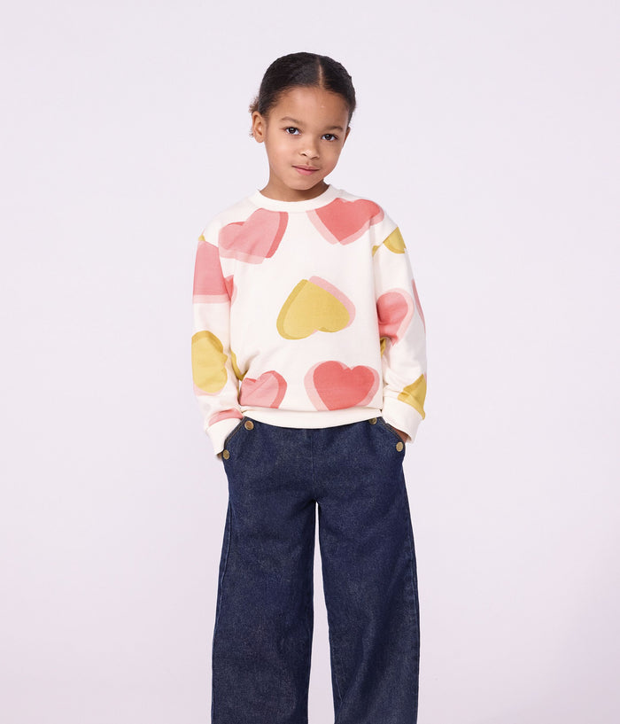 FW26 - A0GS9 09 WHITE MULTI FALL WINTER 2026 GIRL HEARTS TOPS