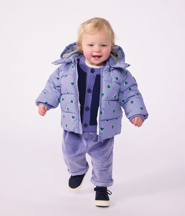 FW26 - A0GSB 07 PURPLE HEART BABY FALL WINTER 2026 HEARTS OUTERWEAR