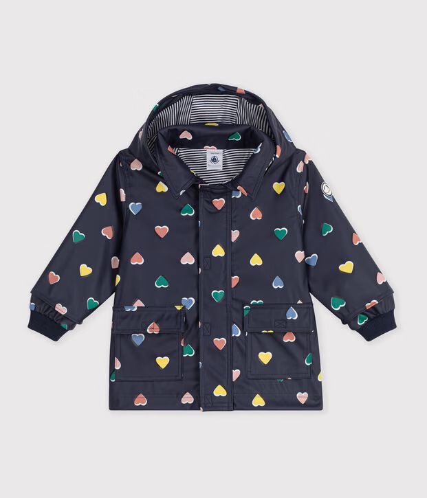 FW26 - A0GVR 01 NAVY MULTI BABY FALL WINTER 2026 HEARTS OUTERWEAR